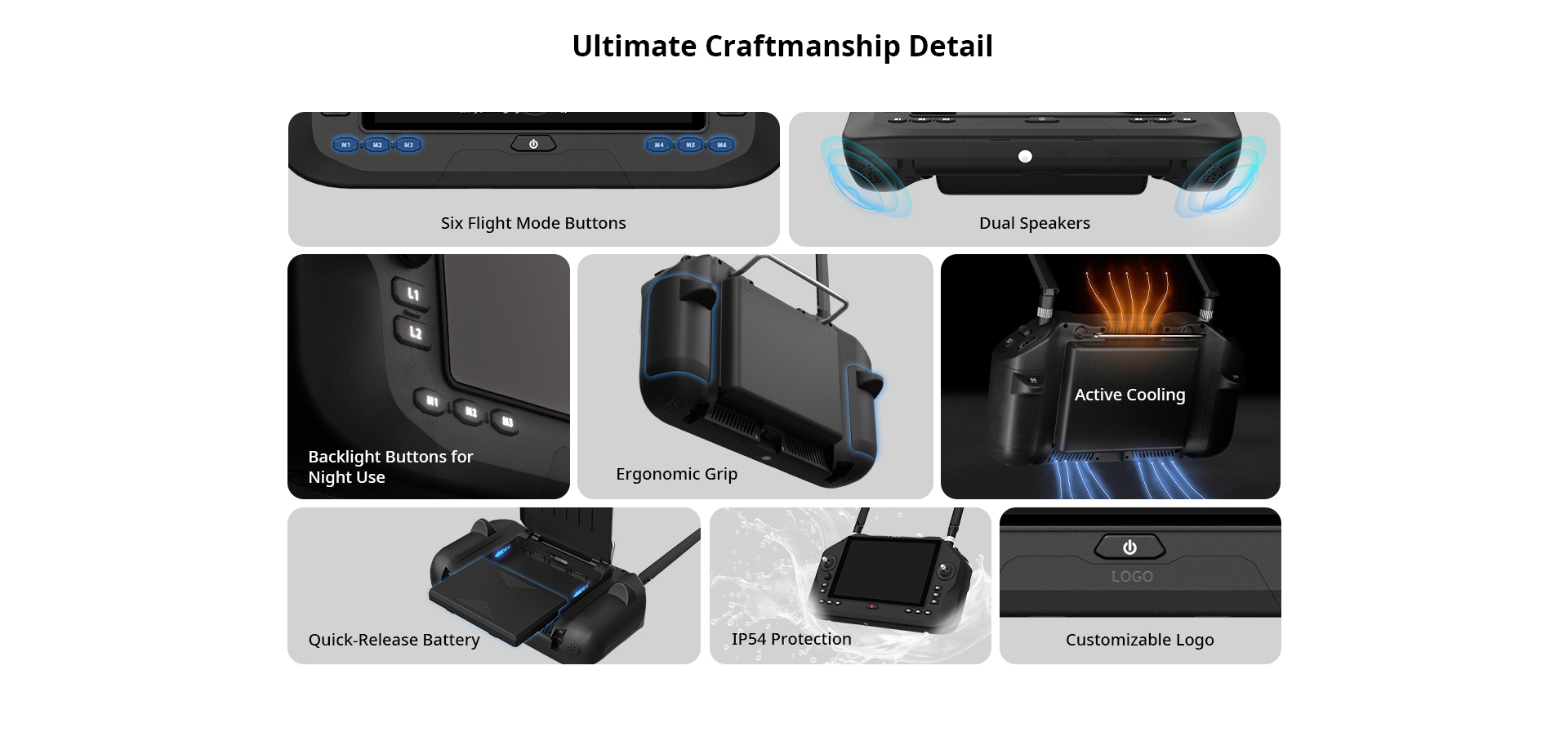 SIYI UniRC 7 Pro craftsmanship details