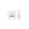 Amass XT120(2+2) Female Connector – XT120(2+2)-F.S.Y + Original Drone Connectors