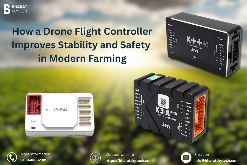 How a Agri Drone Flight Controller Improves Stability and Safety in Modern Farming