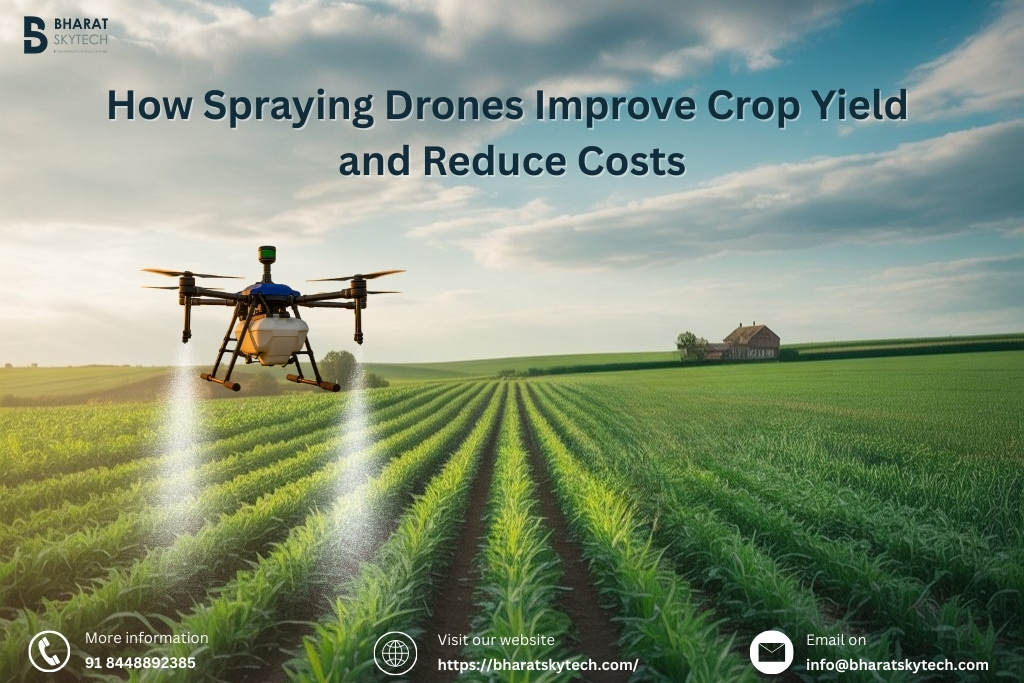 How Agriculture Spraying Drones Improve Crop Yield and Reduce Costs