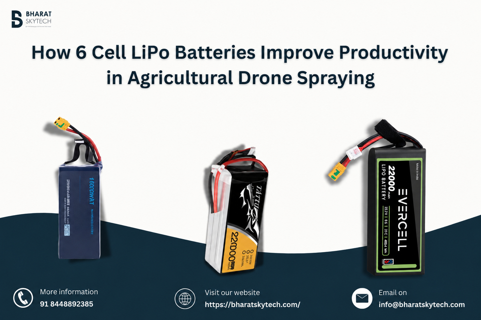6S Lipo Drone Battery