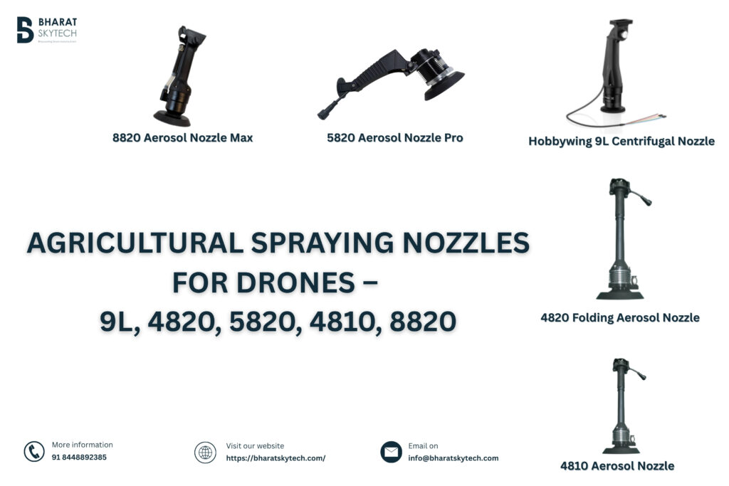 Agricultural Spraying Nozzles for Drones- Bharat Skytech