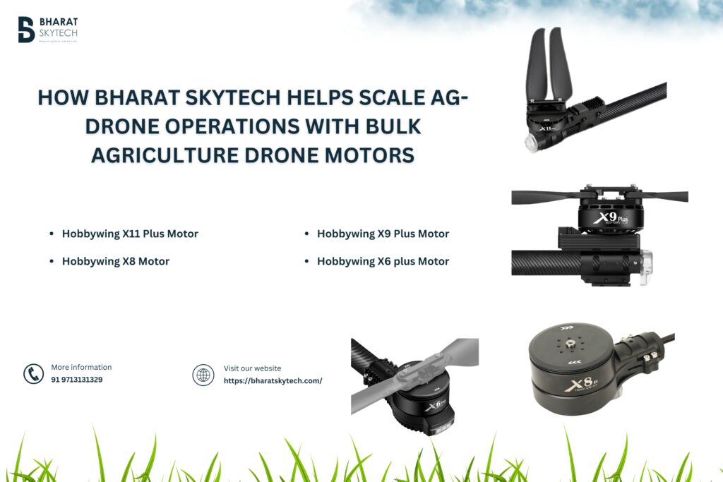 How Bharat Skytech Helps Scale Ag-Drone Operations with Bulk Agriculture Drone Motors