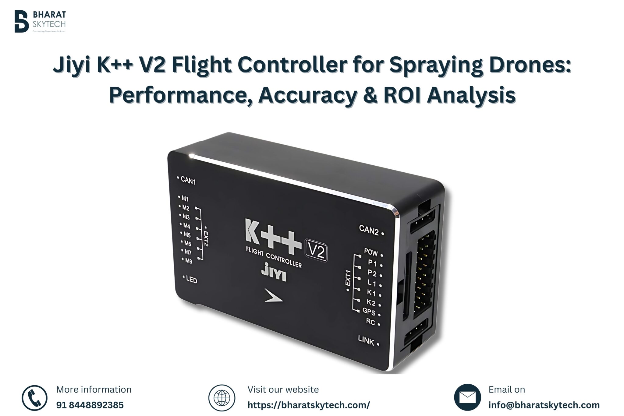 Jiyi K++ V2 Flight Controller for Spraying Drones: Performance ...