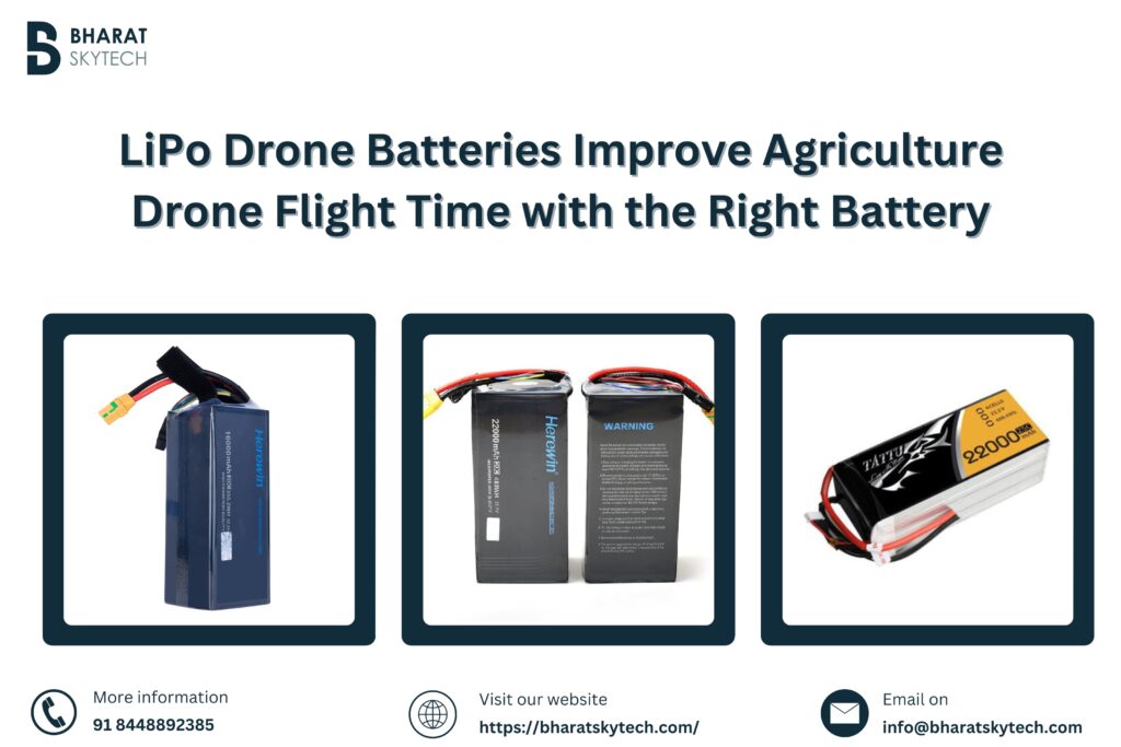 LiPo Drone Batteries Improve Agriculture Drone Flight Time with the Right Battery