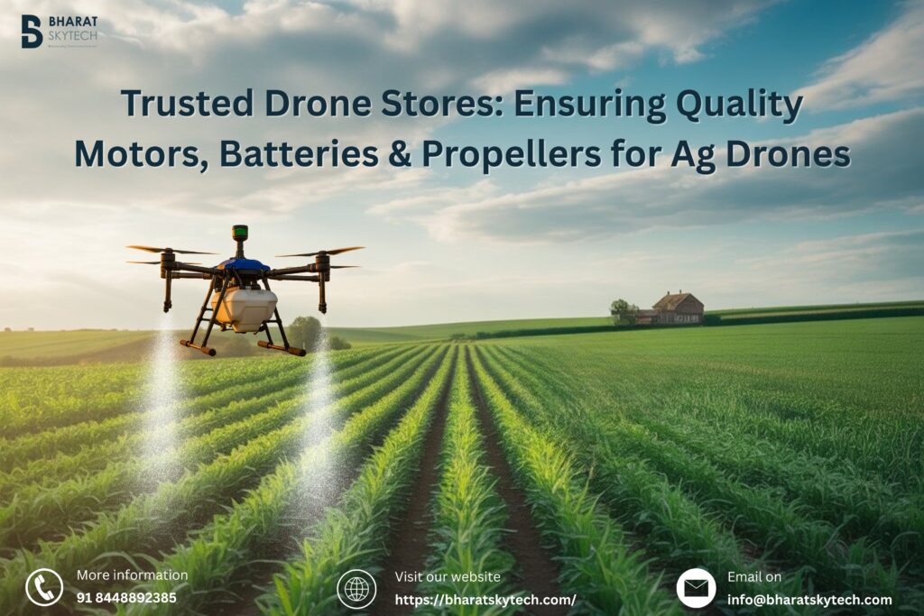 Trusted Drone Stores: Ensuring Quality Motors, Batteries & Propellers for Ag Drones