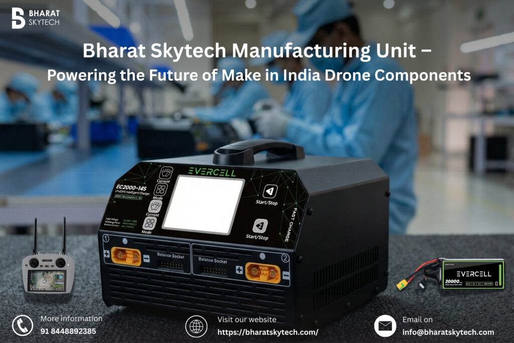 Bharat Skytech Manufacturing Unit – Powering the Future of Make in India Drone Components