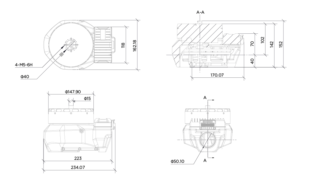 X13 CAD engineering drawing