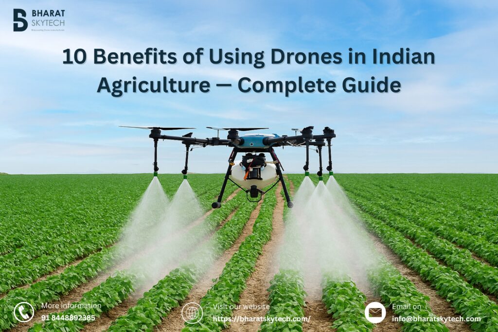 10 Benefits of Using Drones in Indian Agriculture — Complete Guide