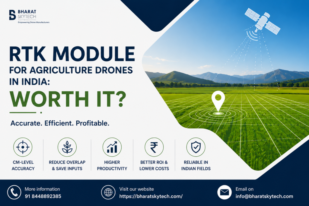 RTK Module for Agriculture Drones in India