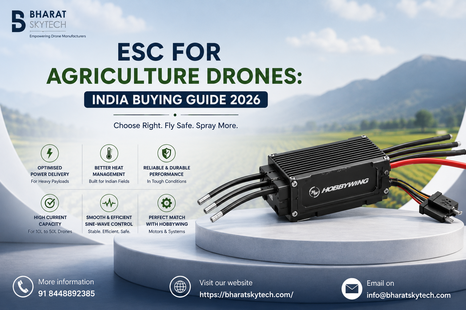 ESC for agriculture Drones