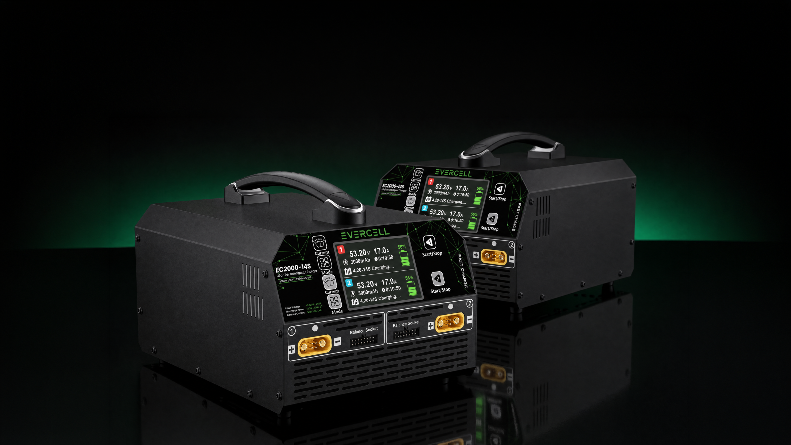 Evercell EC2000-14S drone battery charger