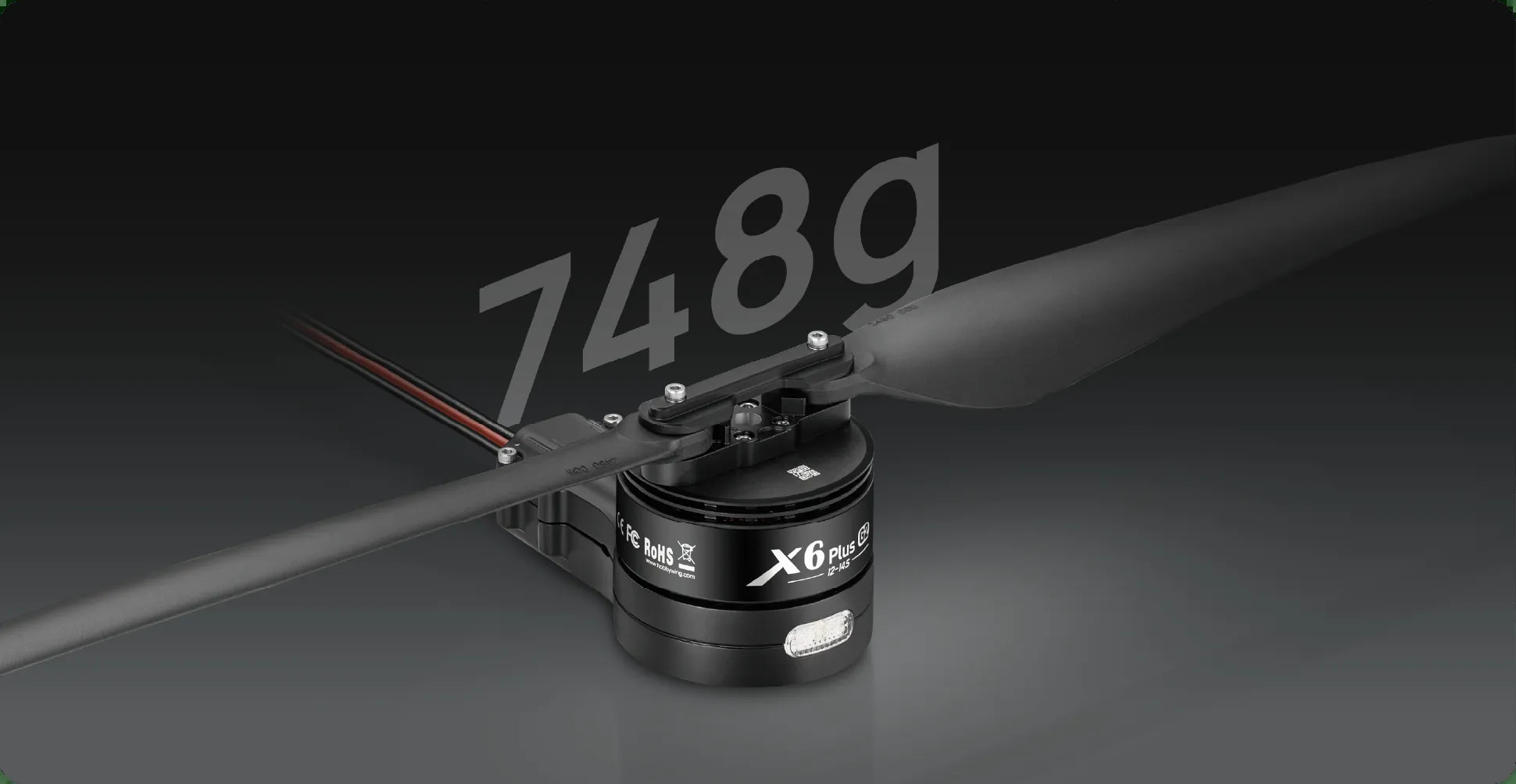 Hobbywing X6 Plus G2 brushless motor and ESC