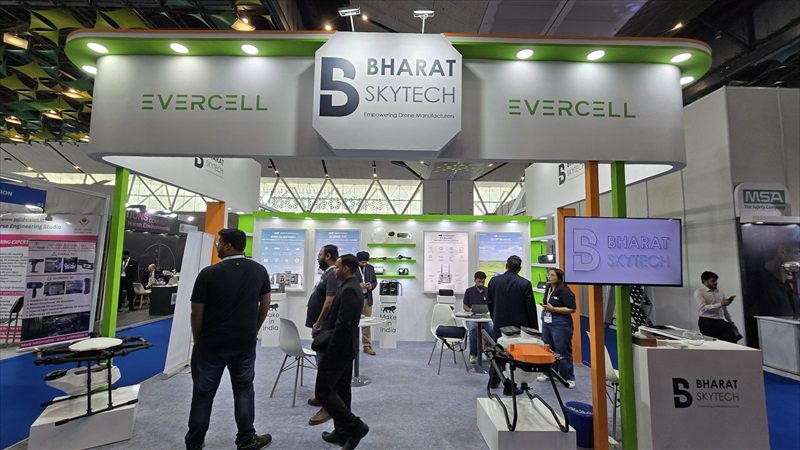 Bharat Skytech at Drone Manufacturing Expo, Yashobhoomi