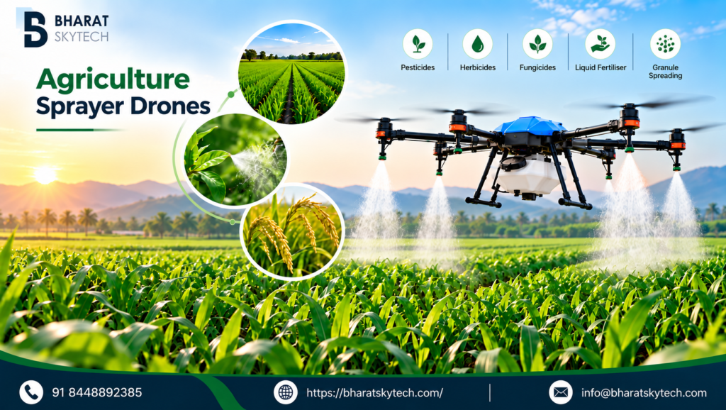 Agriculture Sprayer Drones: Types, Components, Cost Ranges and How to Choose in India