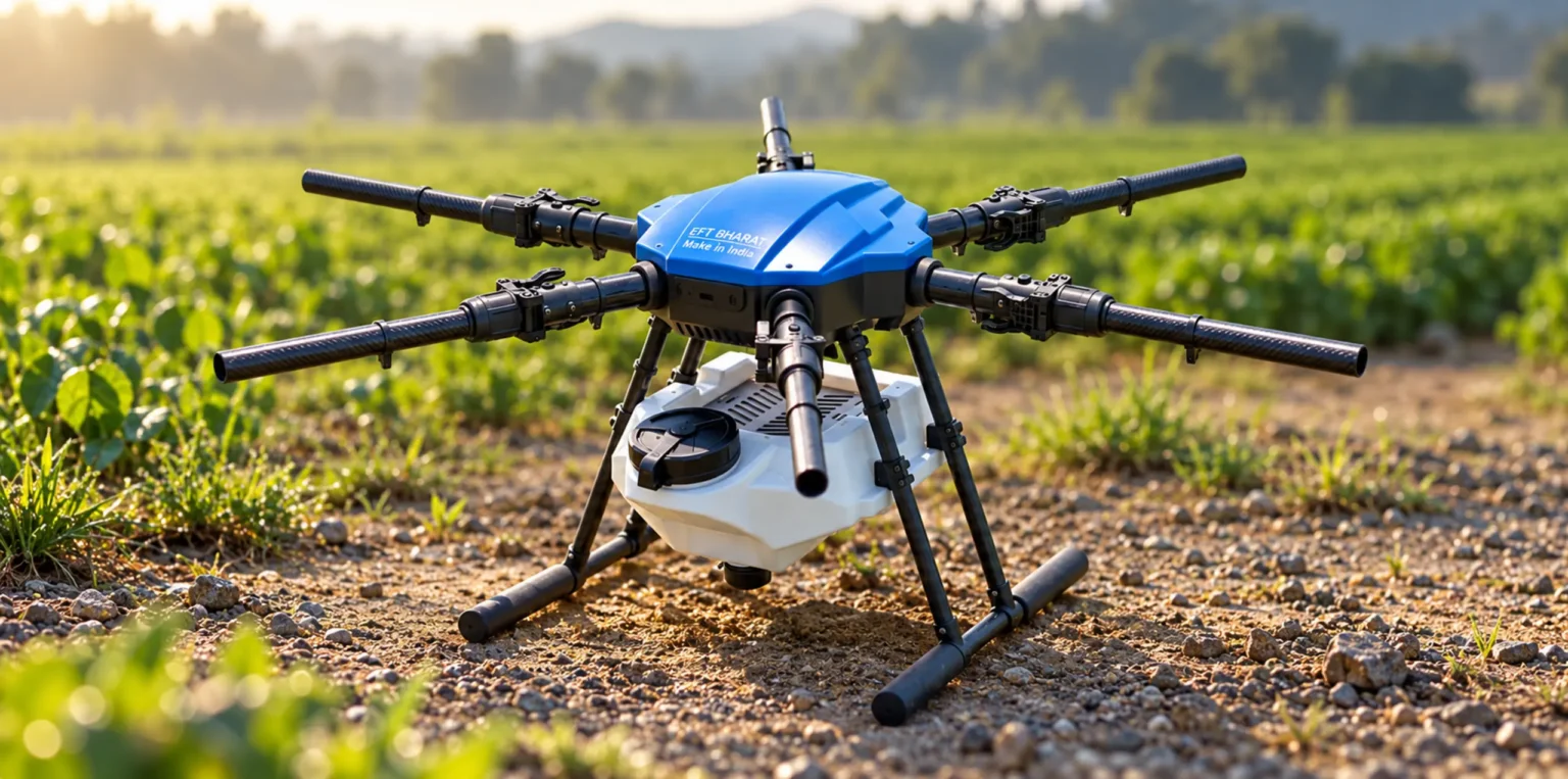 EFT BHARAT E610P agriculture drone frame – Make in India