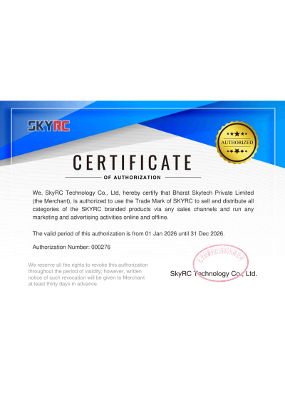 Authorize Distributor of SkyRC